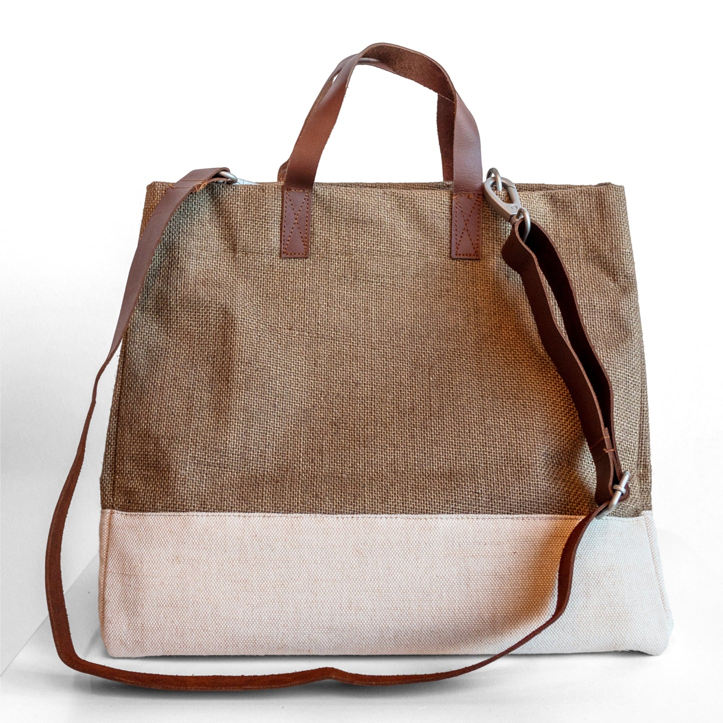 Ginger Petite Khaki Jute Cross Body