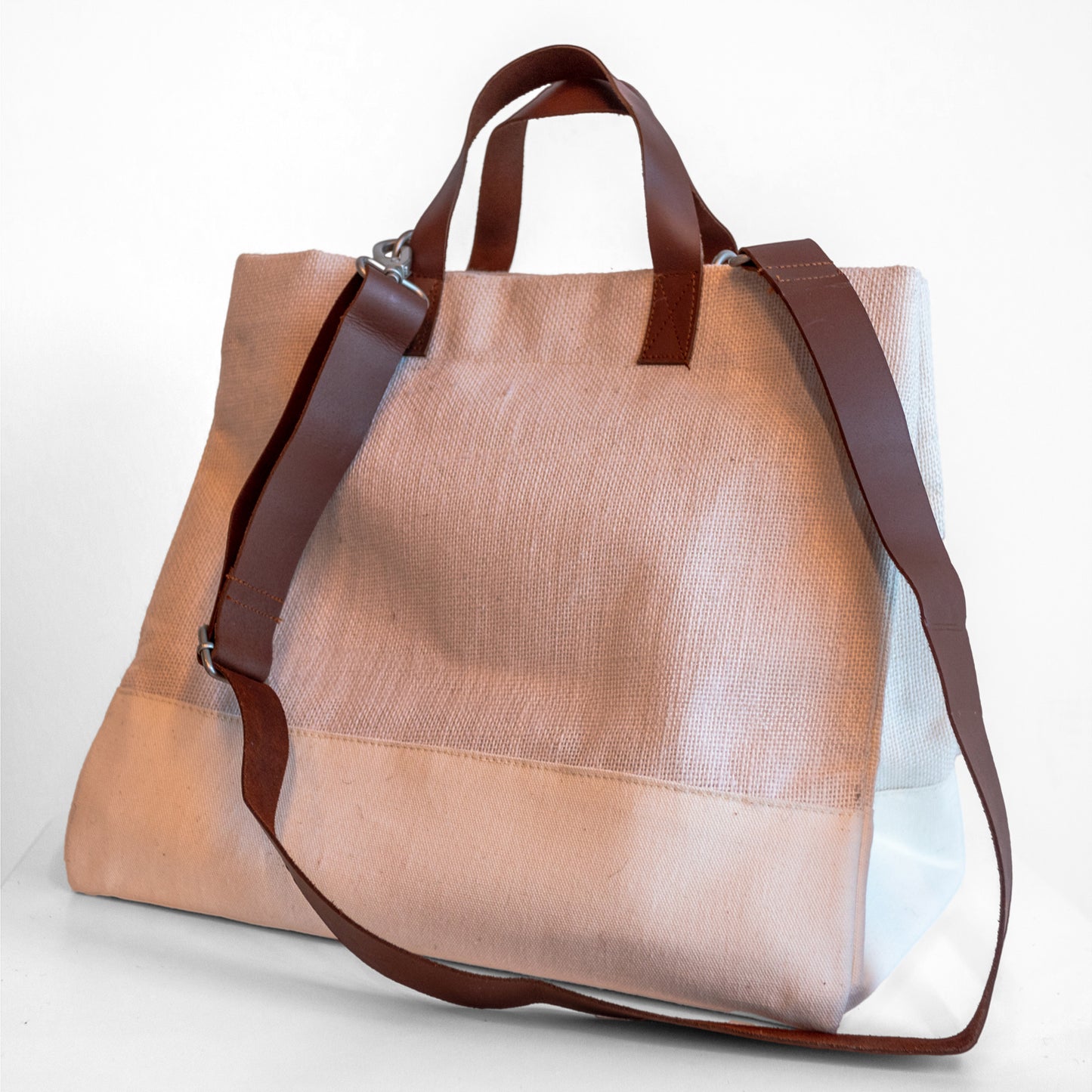 Ginger Petite White Jute Cross Body