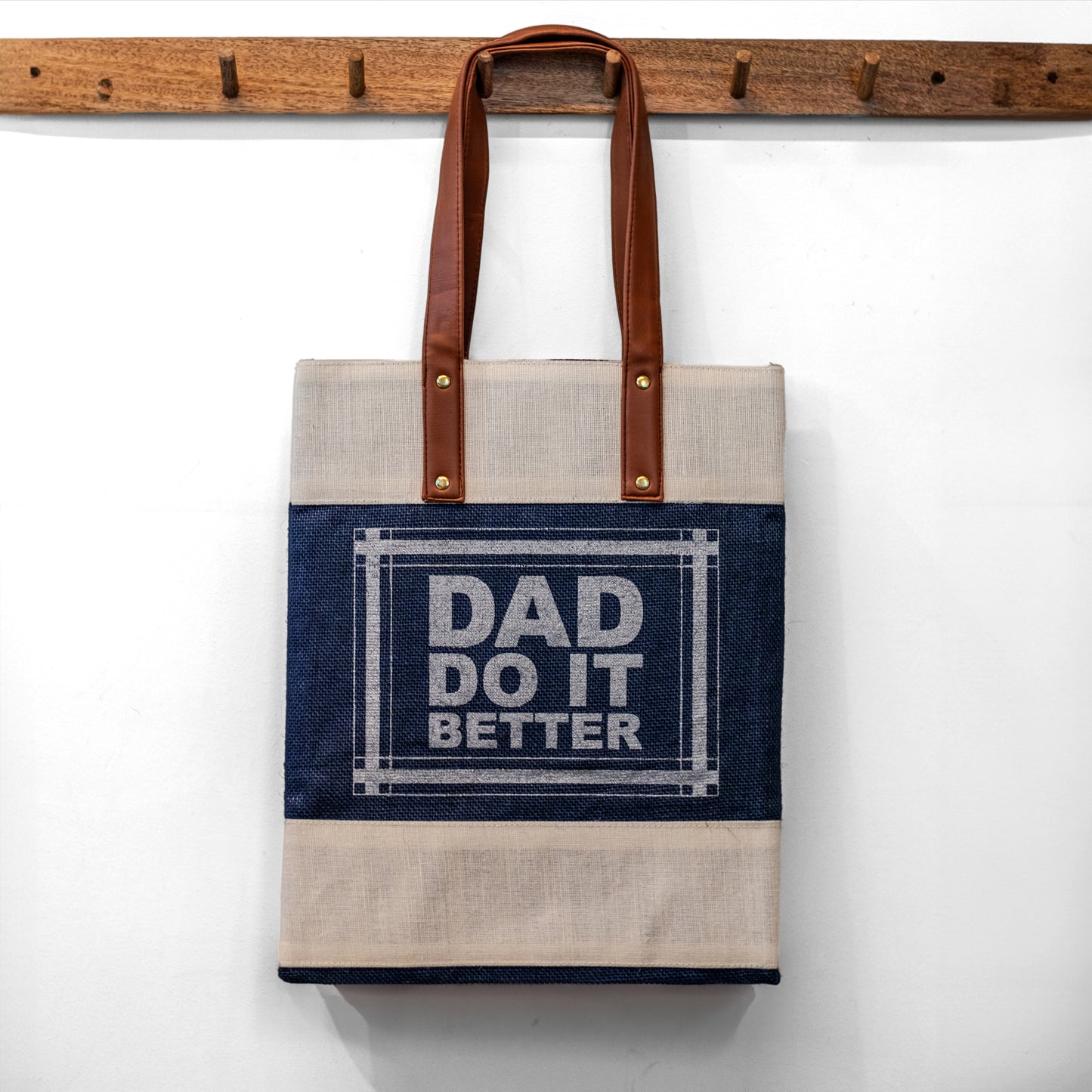 Dad Do It Better - Tall Tote Bag - Navy