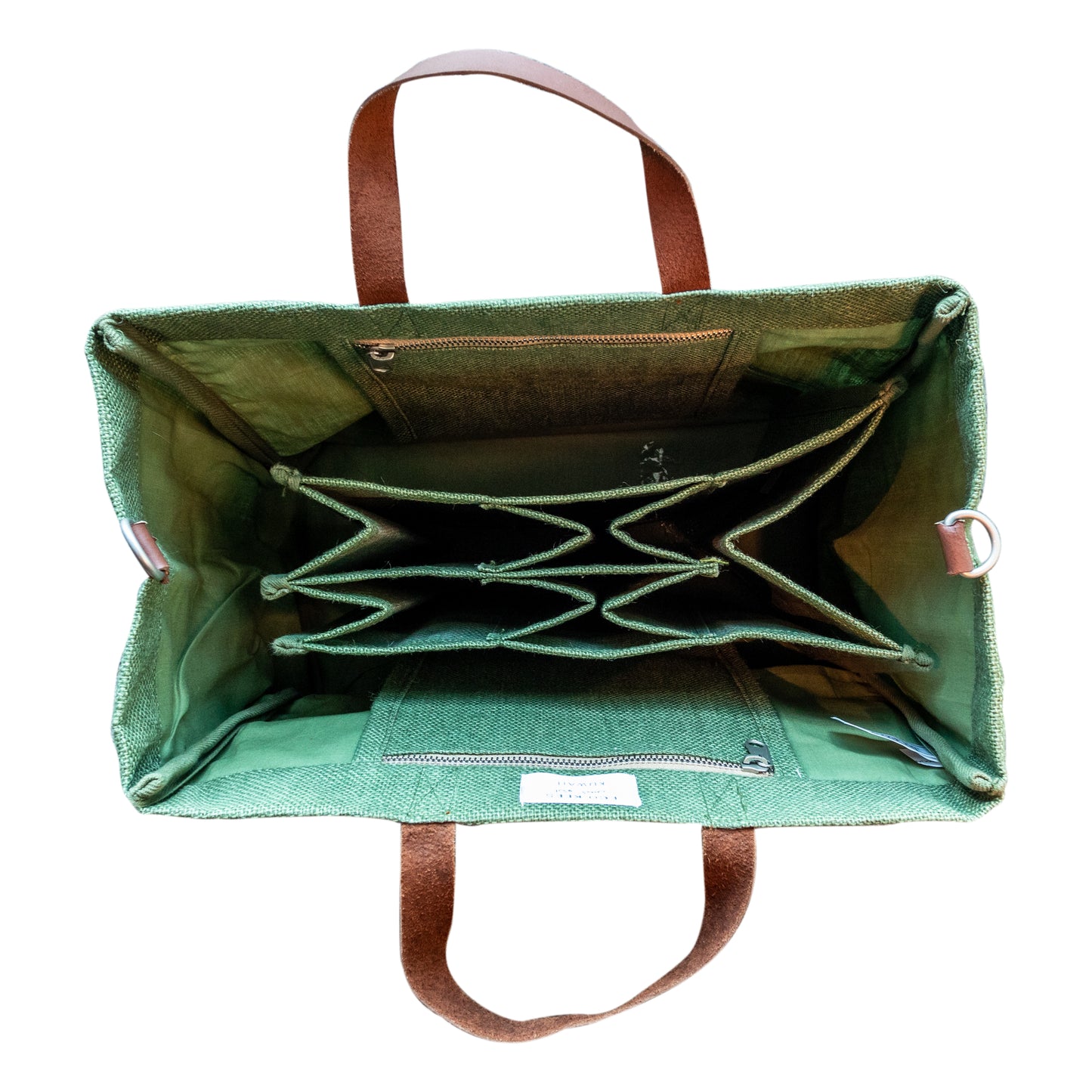 Ginger Petite Olive Jute Cross Body