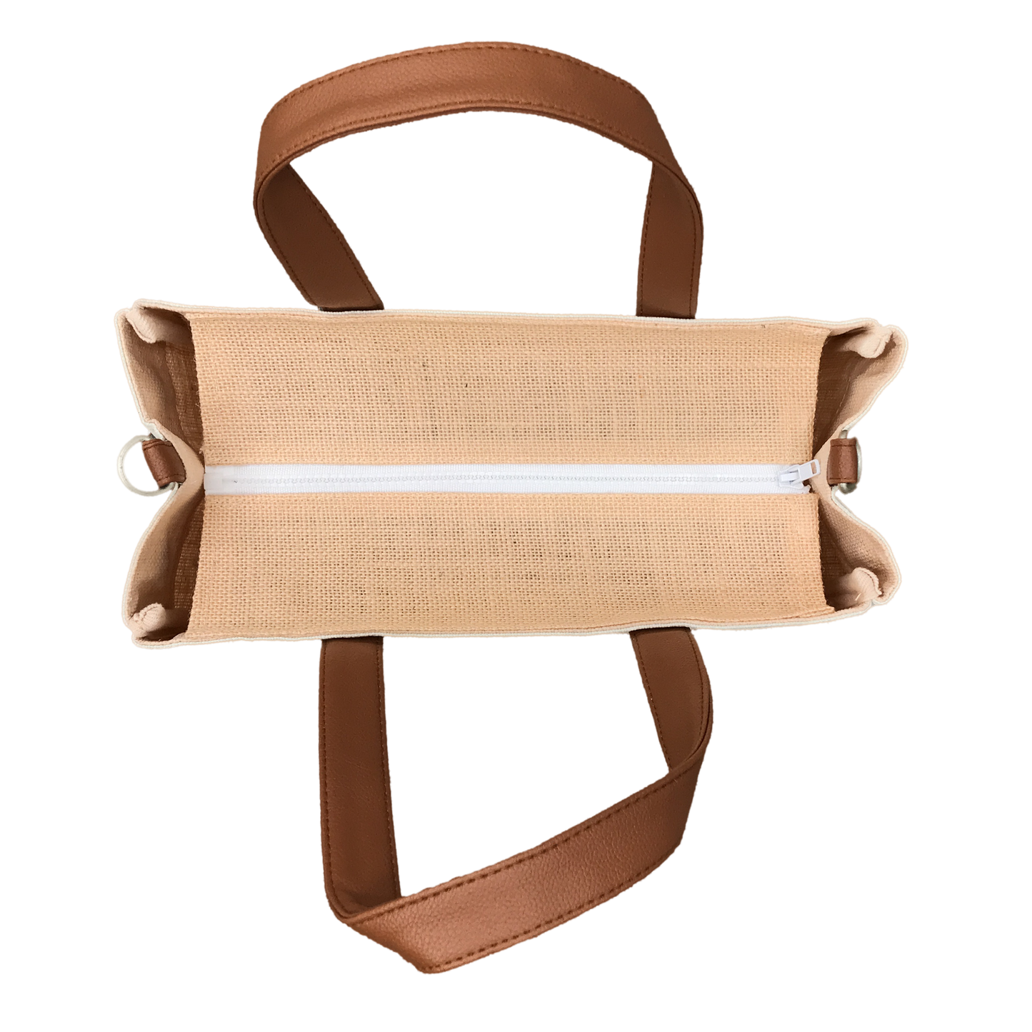 Petite Peach Jute Cross Body