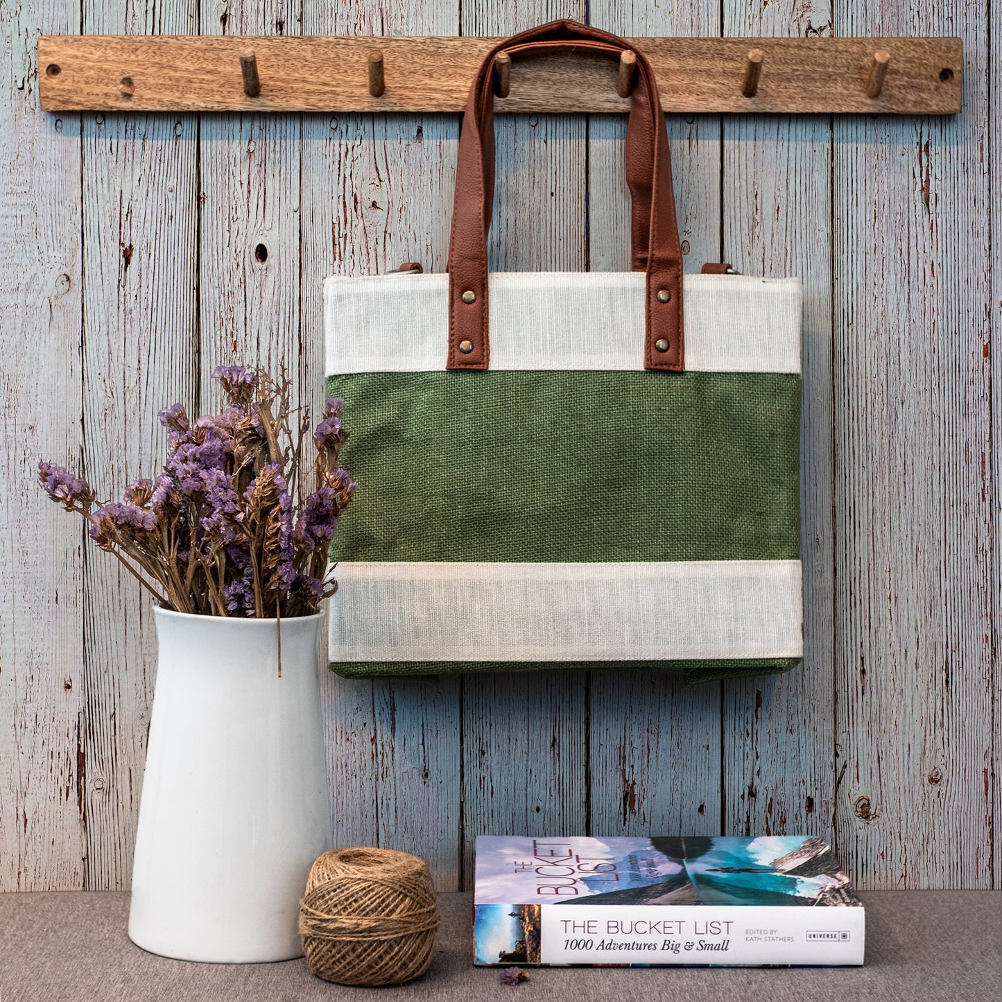 Petite Olive Jute Cross Body