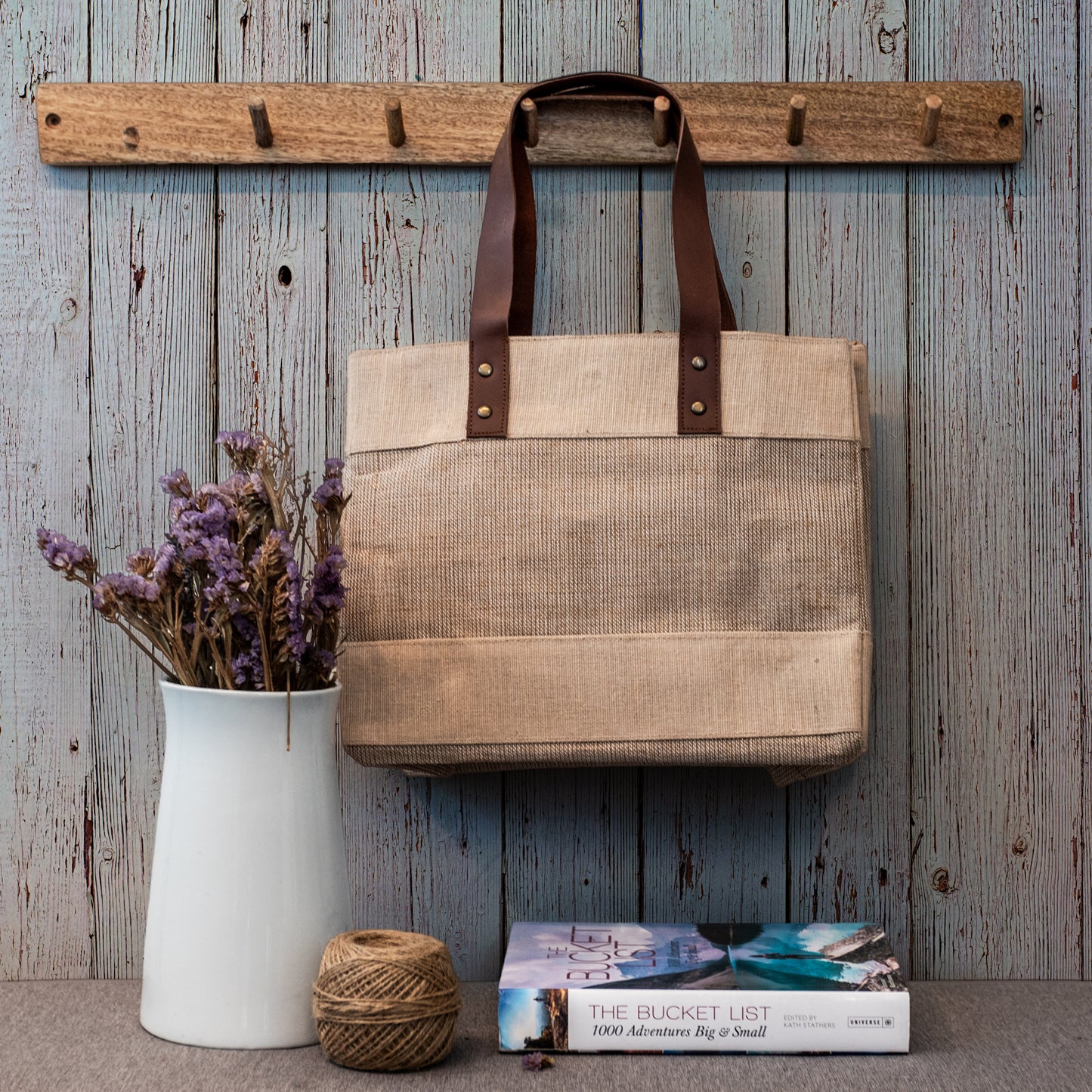 Petite Sandy Beige Jute Cross Body