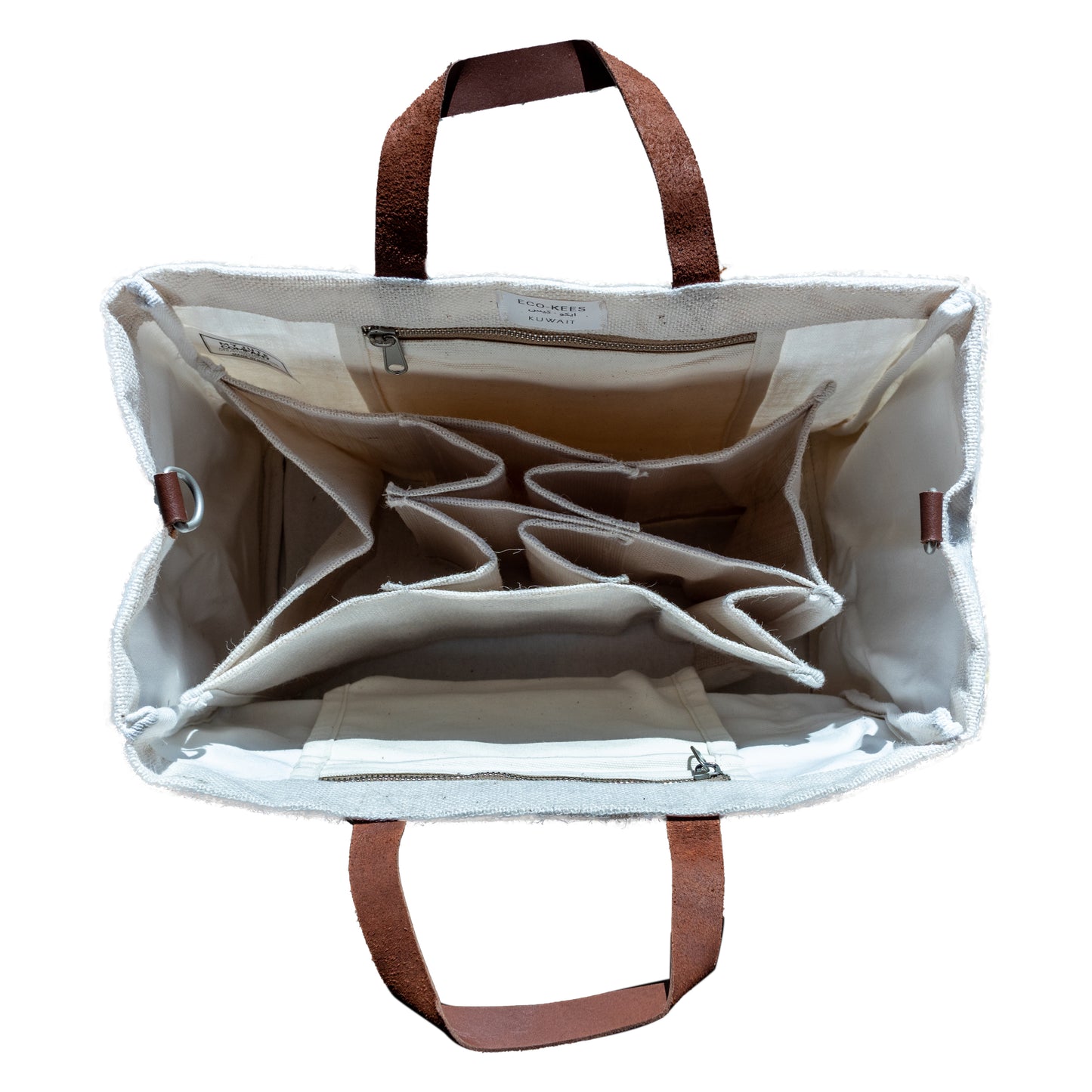 Ginger Petite White Jute Cross Body