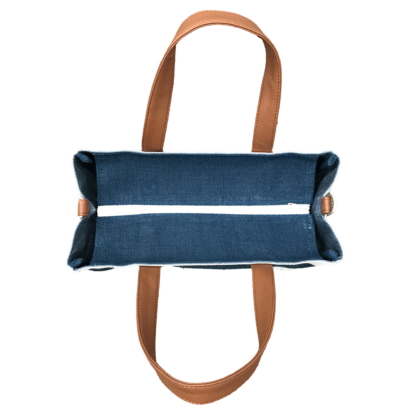 Petite Blue Jute Cross Body