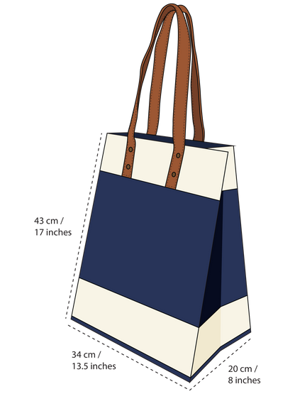 Dad Do It Better - Tall Tote Bag - Navy