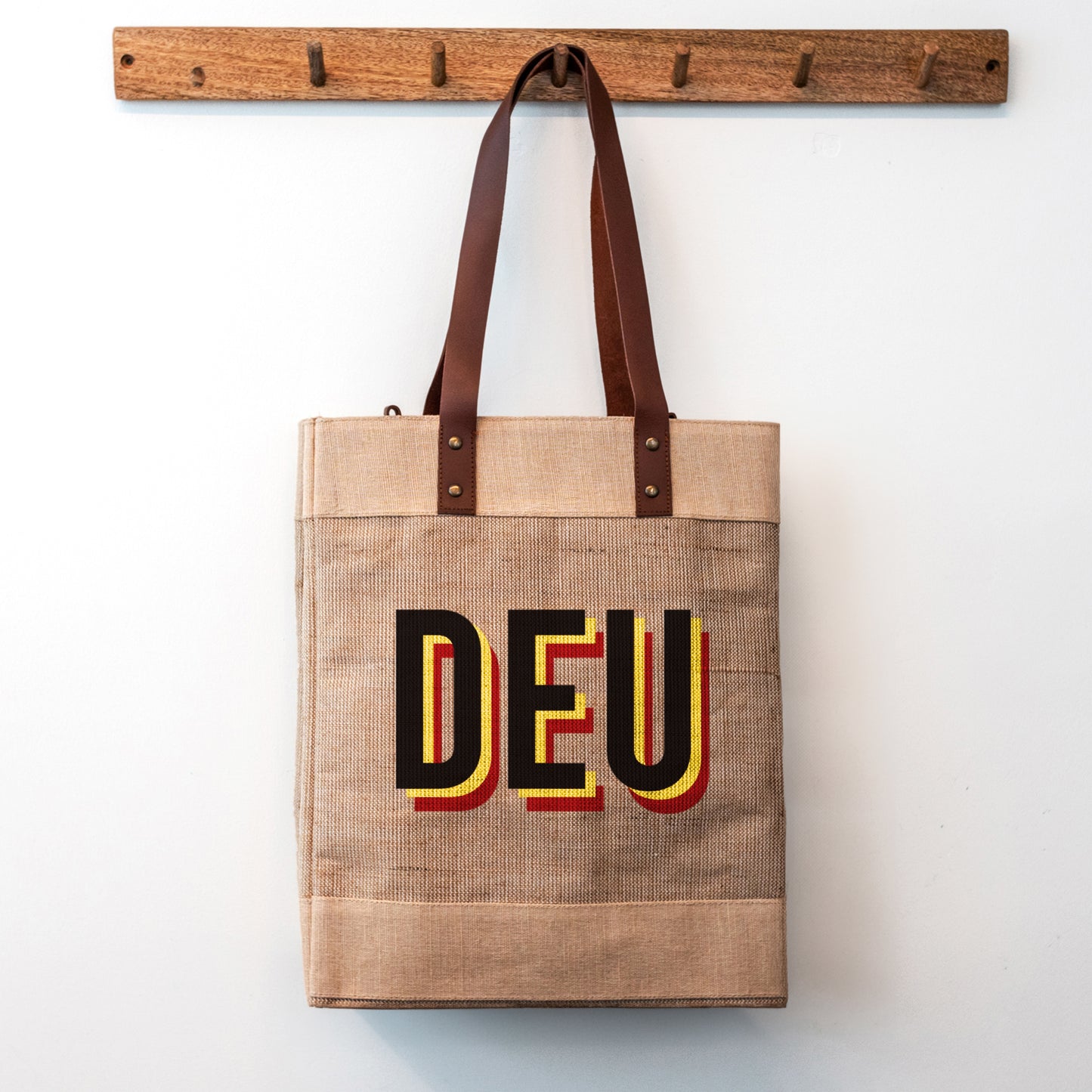 DEU - Sandy Beige Tall Tote Bag