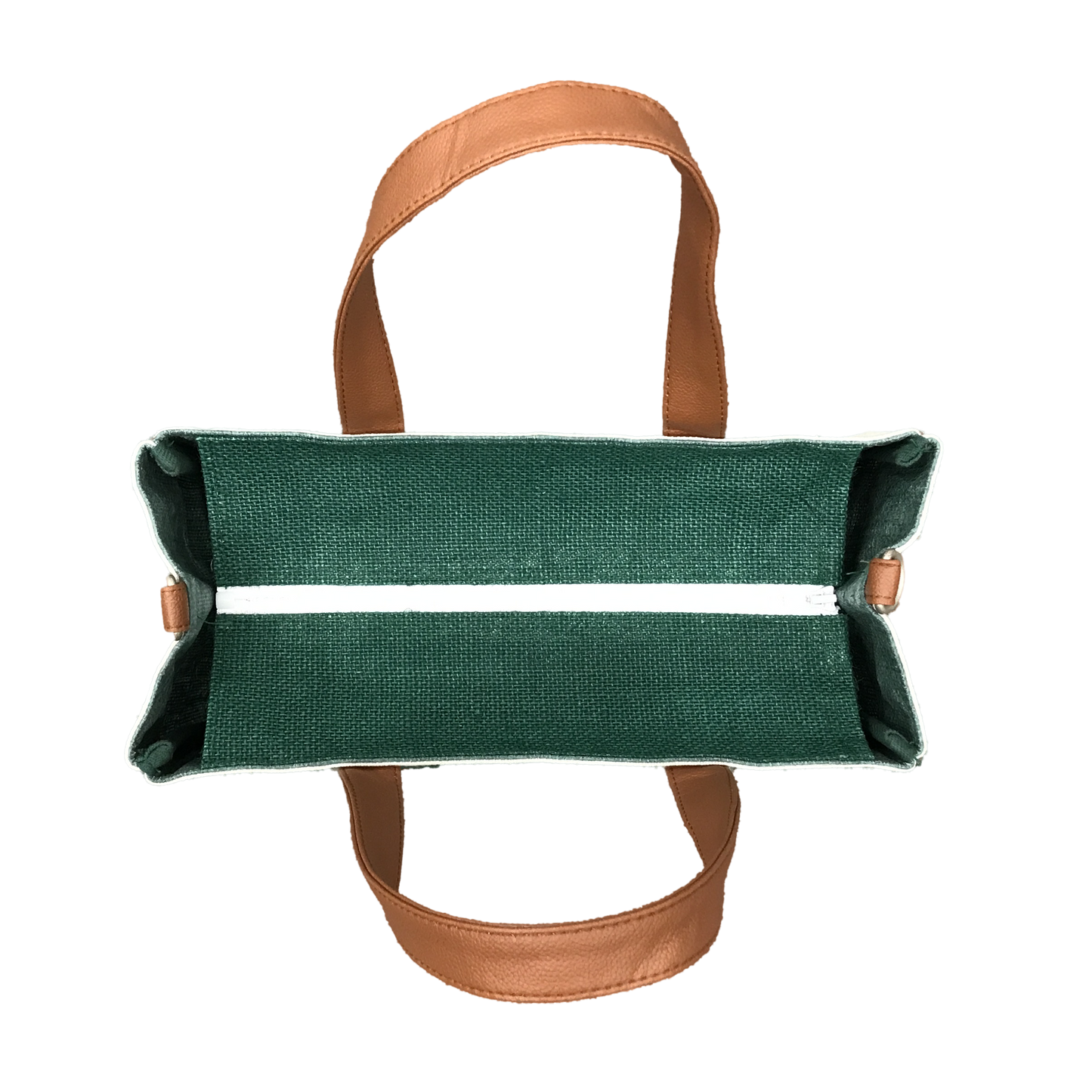 Petite Green Jute Cross Body