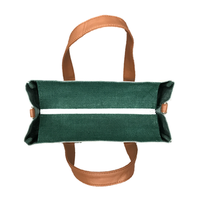 Petite Green Jute Cross Body