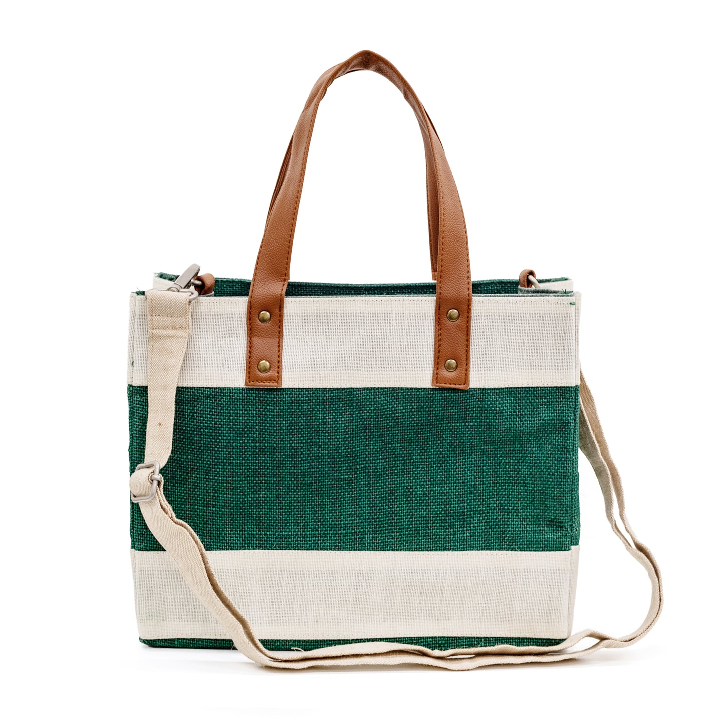 Petite Green Jute Cross Body