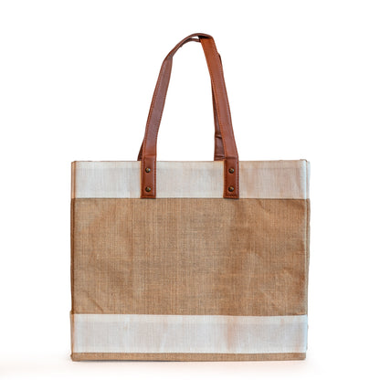 Wide Natural Jute without zipper