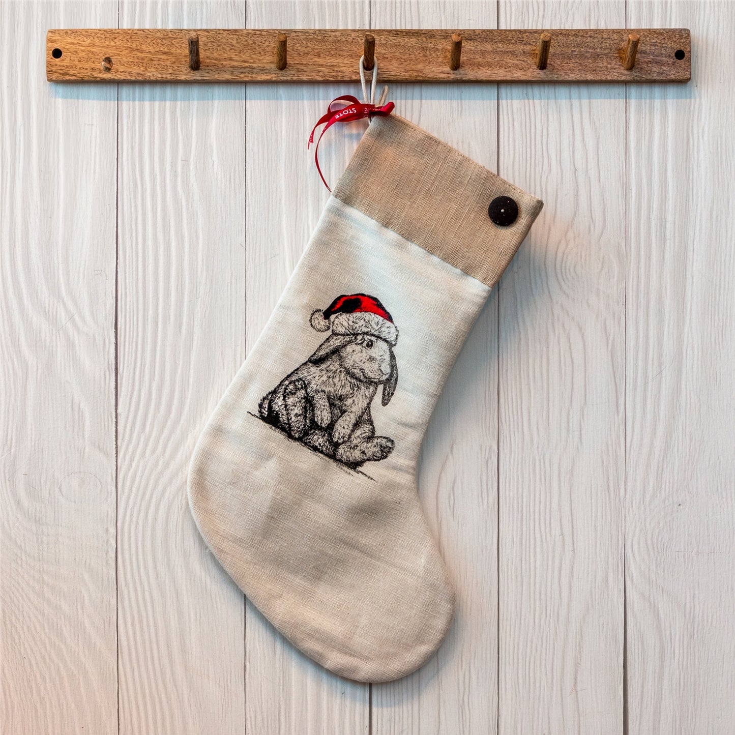 Bunny Christmas Stocking