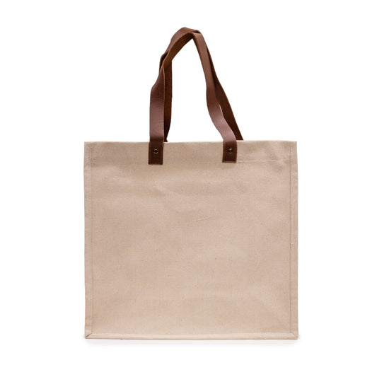 Natural Off White Canvas Bag