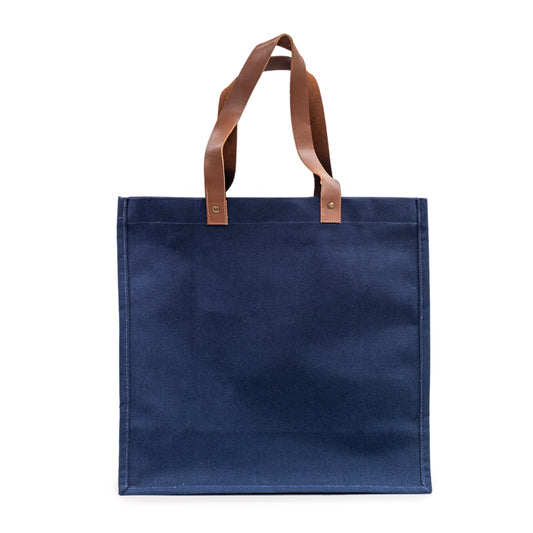 Navy Blue Canvas Bag