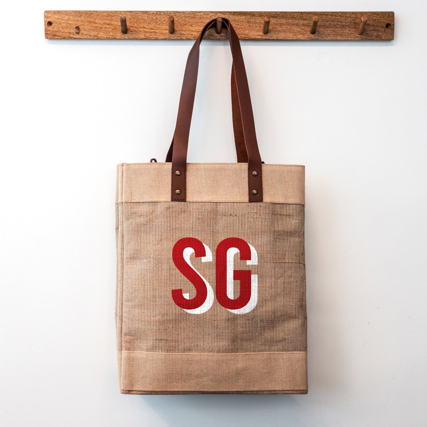 SG - Sandy Beige Tall Tote Bag