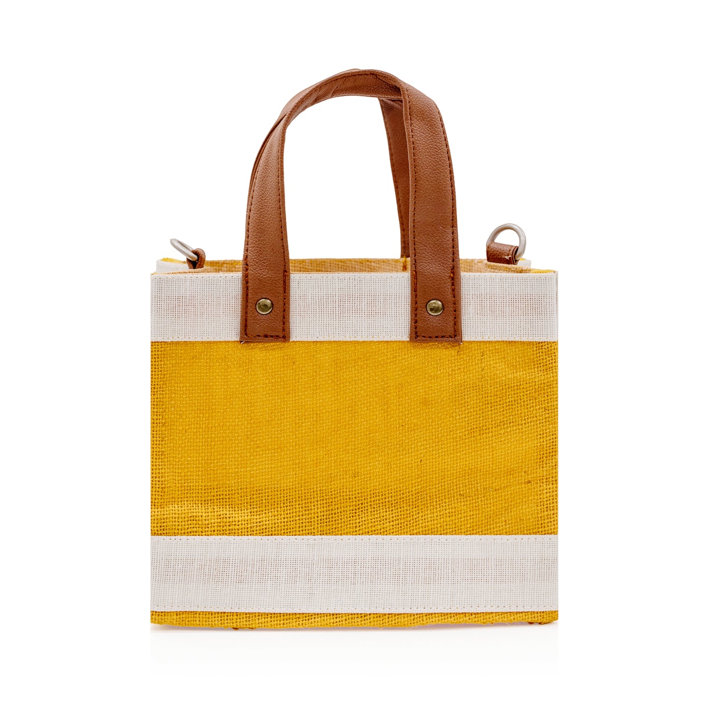 Mini Chrome Yellow Jute Crossbody