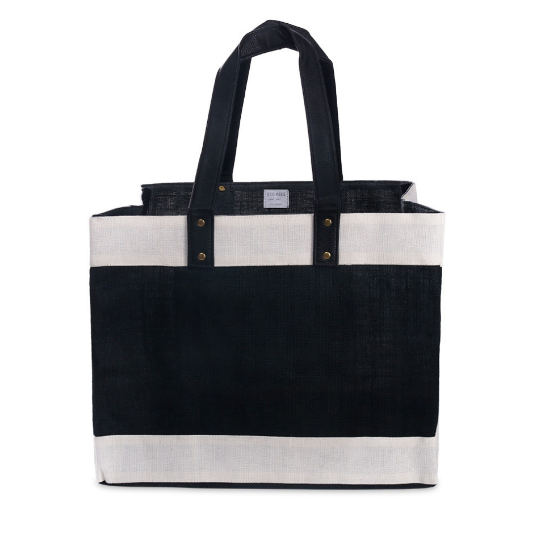 EcoKees - Natural Tote “KEEP CALM AND GO GREEN” - Eco-Kees Kuwait